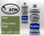 Preview: Jeep, Olive Green Pearl, FP / KFP / 370: 400ml Sprühdose + 400ml Klarlack - Set, von ATW Autoteile West.